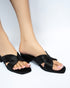 RHEA Crystal Studded Block Heels